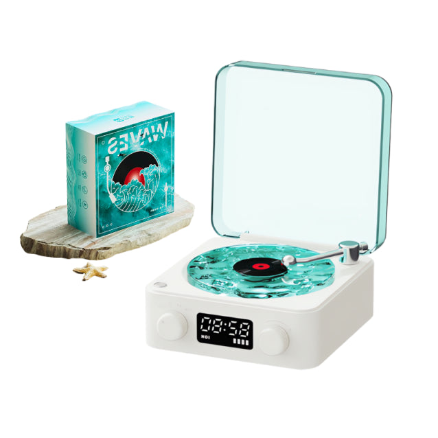 Boxa Vinil Vintage Bluetooth 5.0
