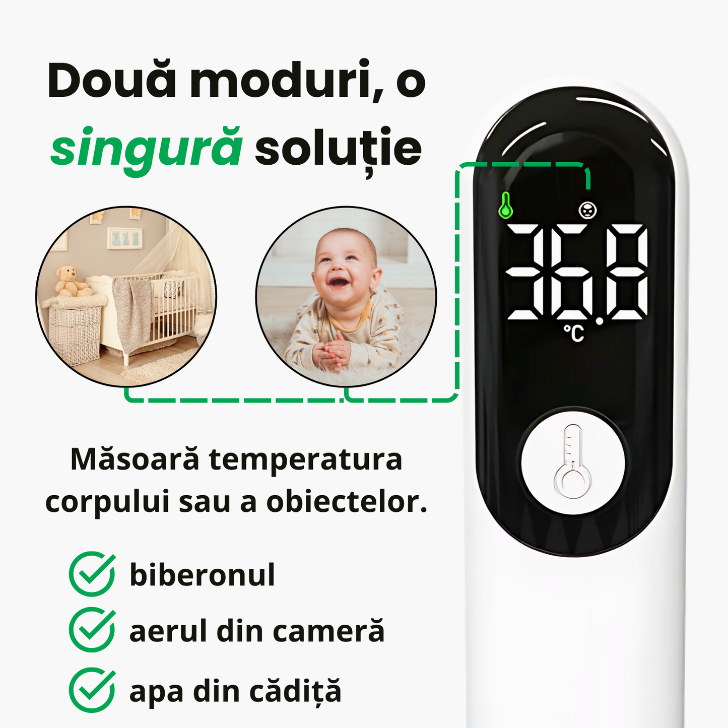 Termometru cu Infrarosu Non-Contact Animati