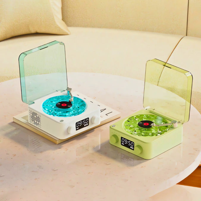 Boxa Vinil Vintage Bluetooth 5.0