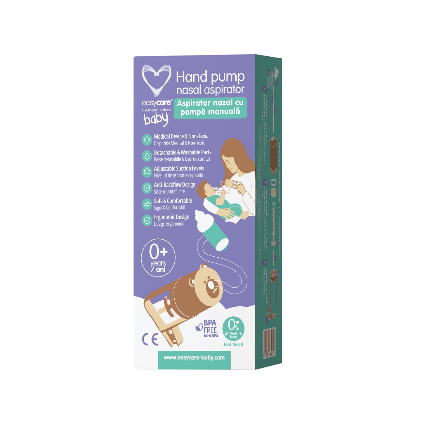Aspirator nazal cu pompa manuala EasyCare Baby