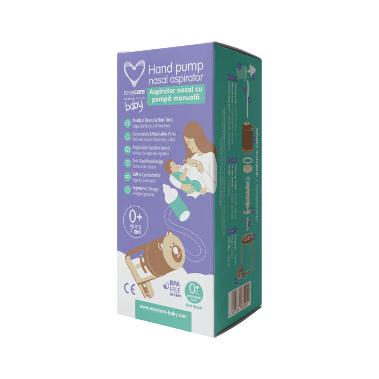 Aspirator nazal cu pompa manuala EasyCare Baby