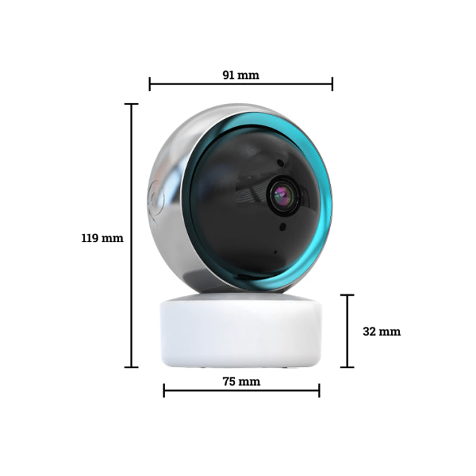 Baby Monitor Wireless HD Night Vision & Control prin App