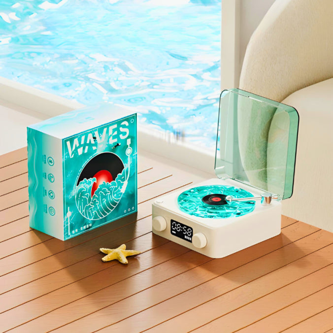 Boxa Vinil Vintage Bluetooth 5.0