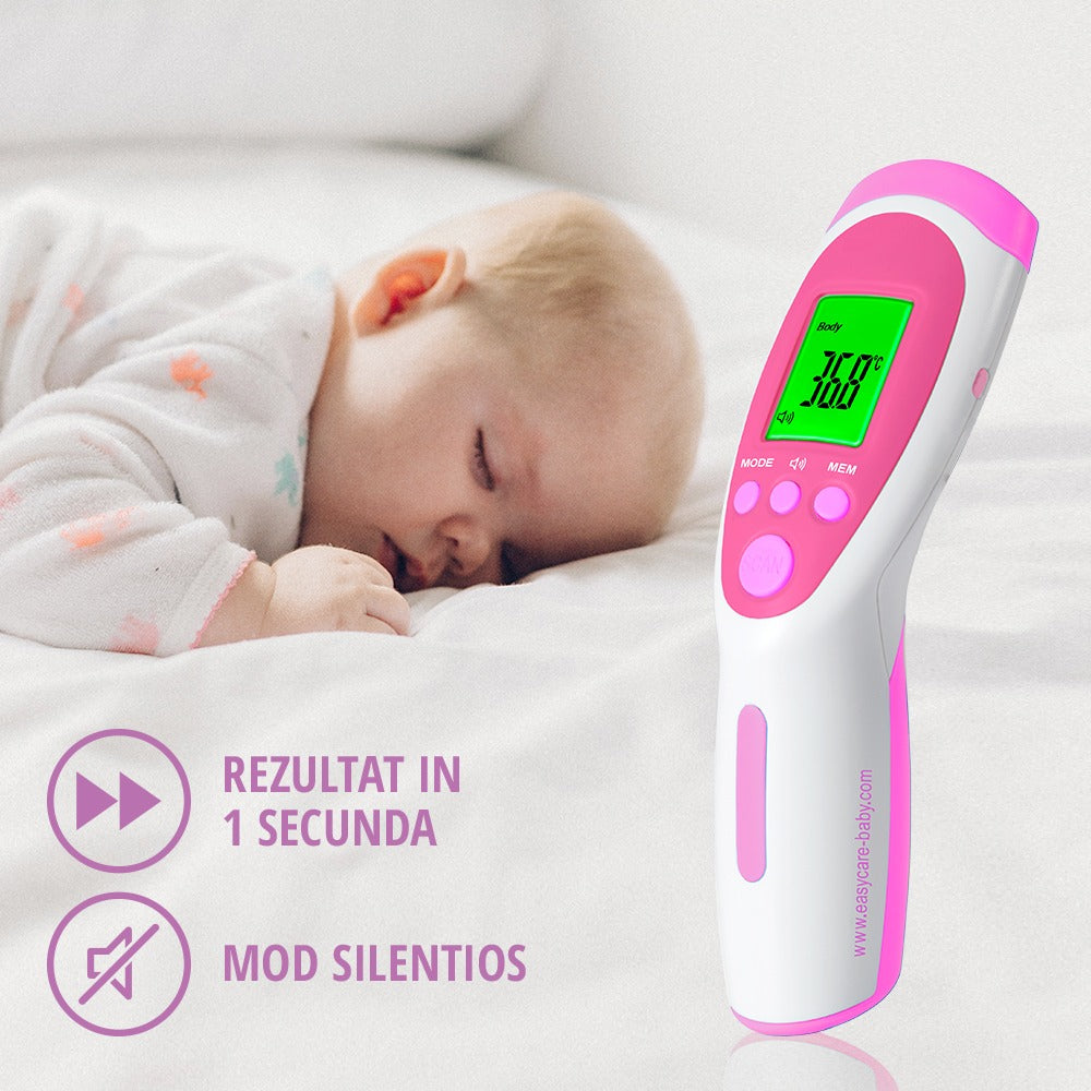 Termometru non contact multifunctional 6in1 EASYCARE Baby cu infrarosu