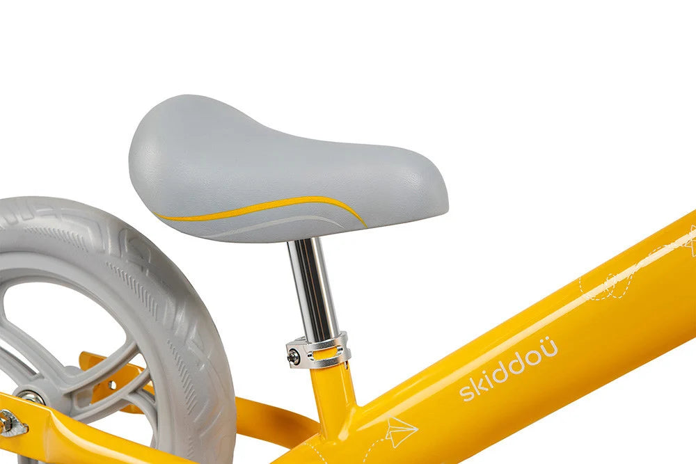 Bicicleta fara pedale Nils, Skiddou, Galben