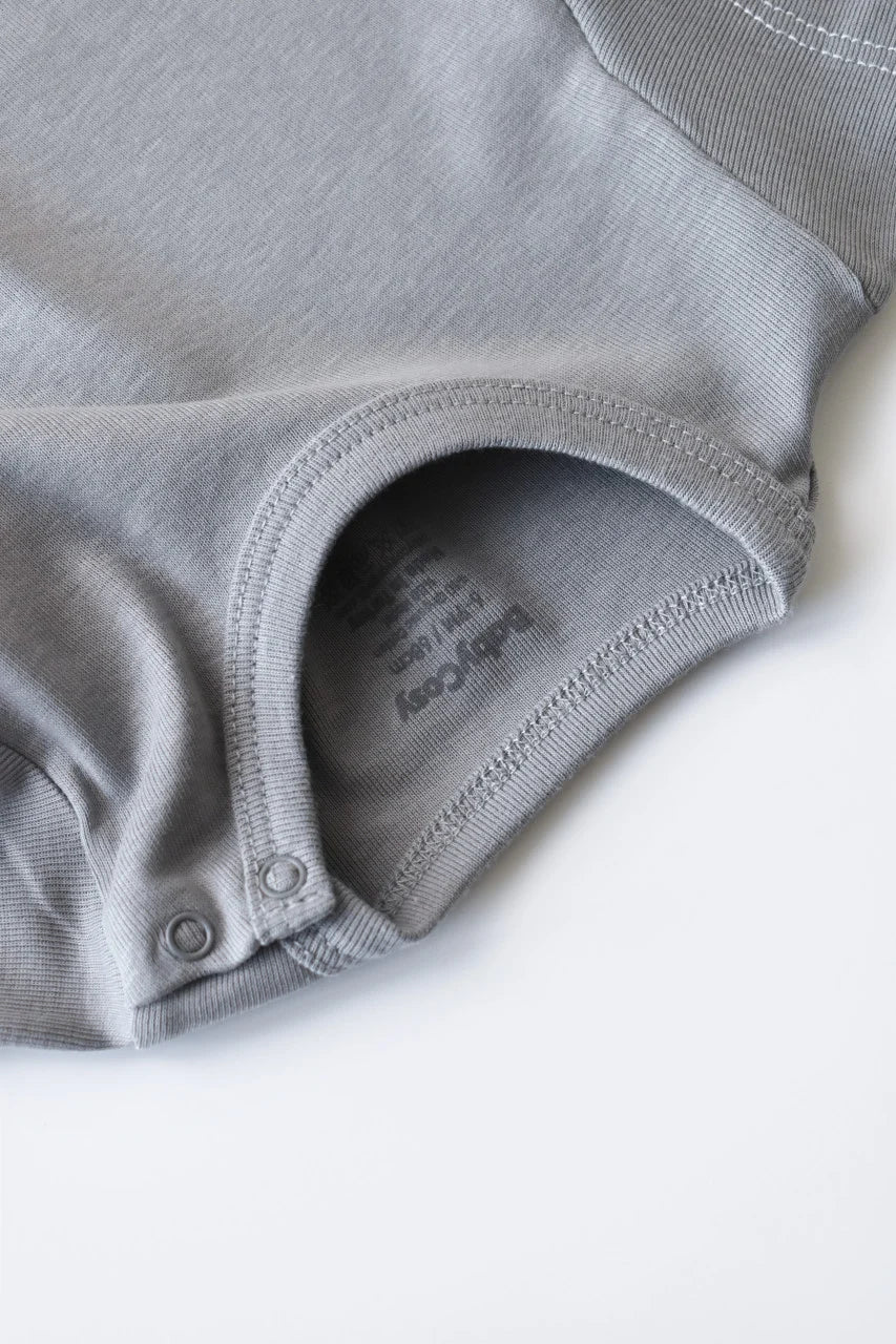 Body din bumbac organic Gri BabyCosy