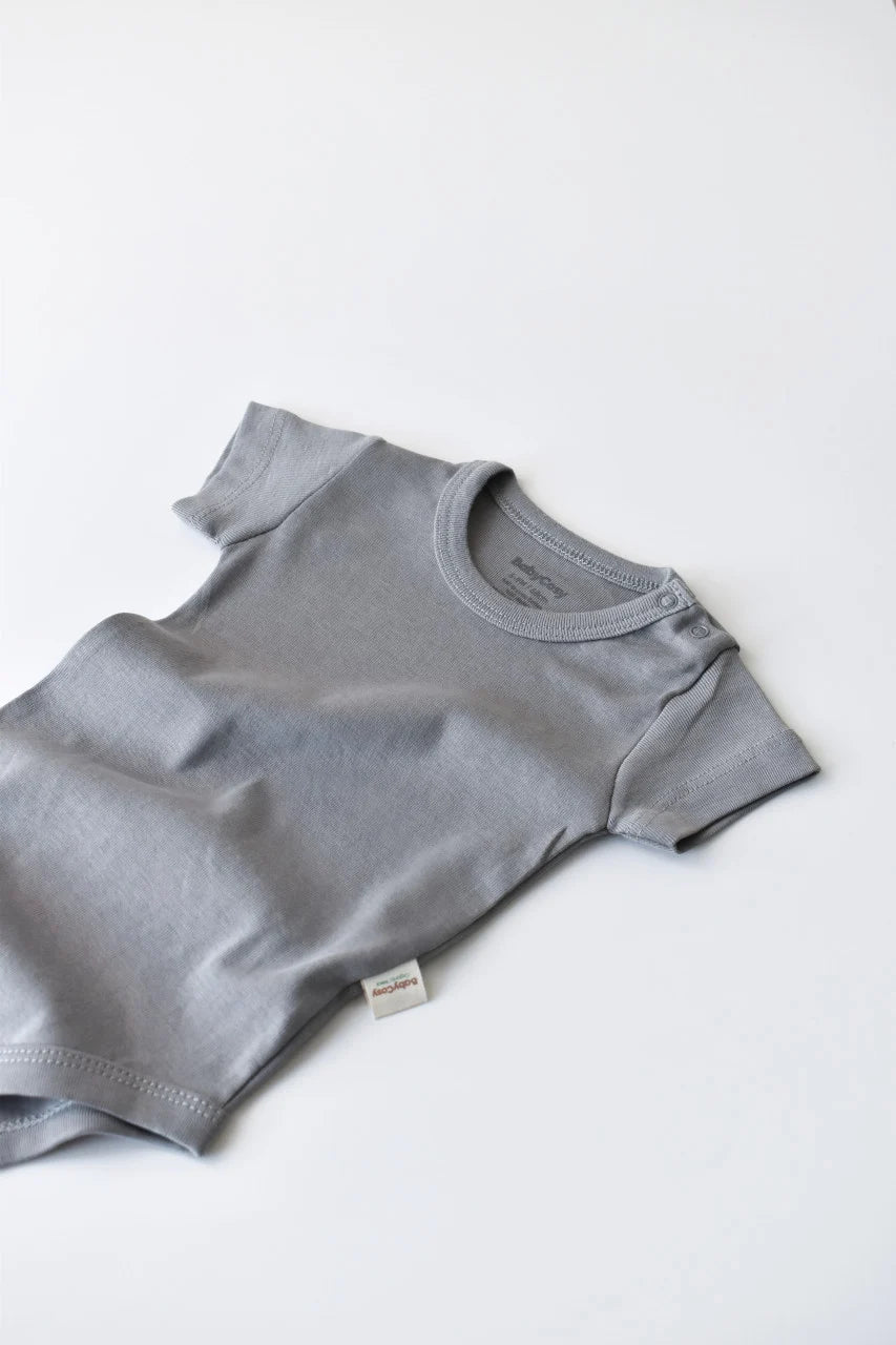 Body din bumbac organic Gri BabyCosy