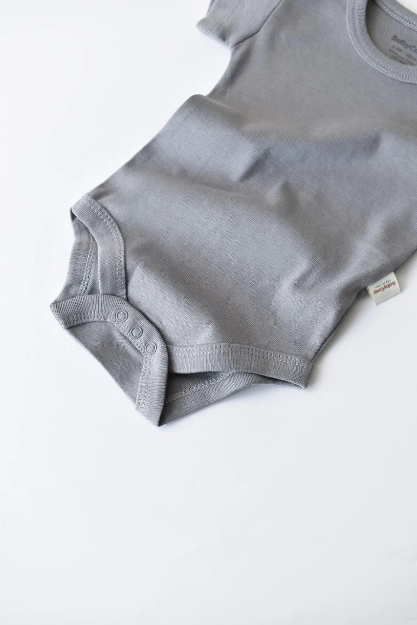 Body din bumbac organic Gri BabyCosy