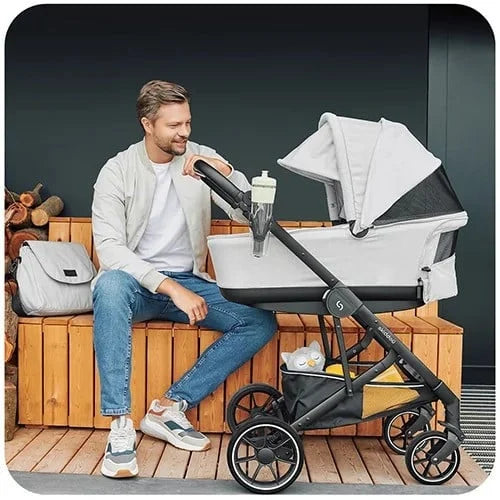 Carucior 2 in 1 Skiddou Moss Normandic Dream, Gri