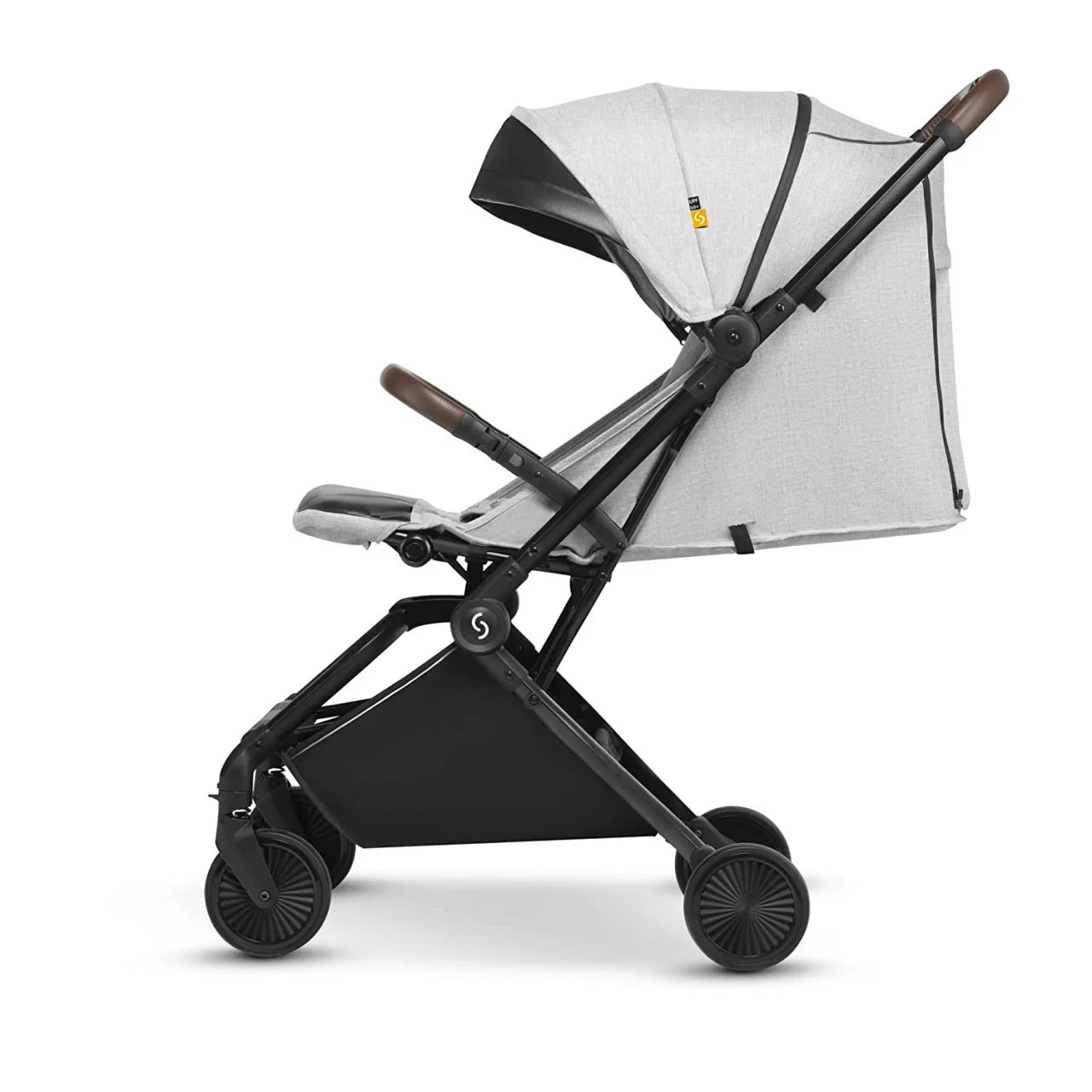 Carucior sport pliabil Skiddou Espoo+ Normandic Dream, ultracompact pentru calatorii, Gri