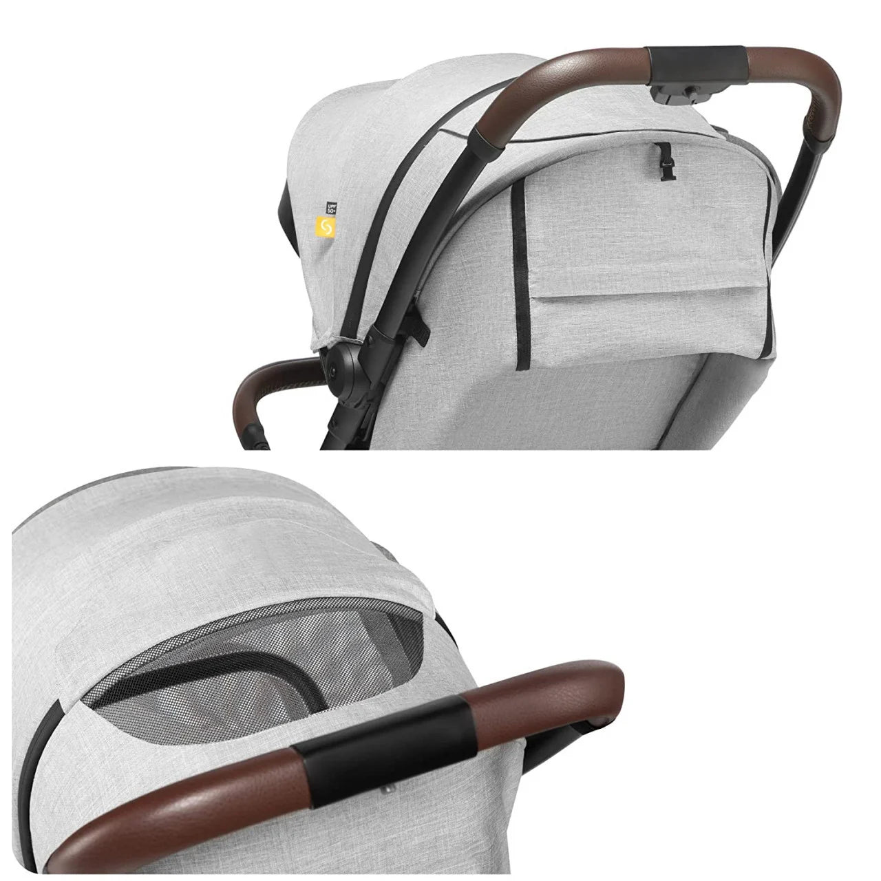 Carucior sport pliabil Skiddou Espoo+ Normandic Dream, ultracompact pentru calatorii, Gri