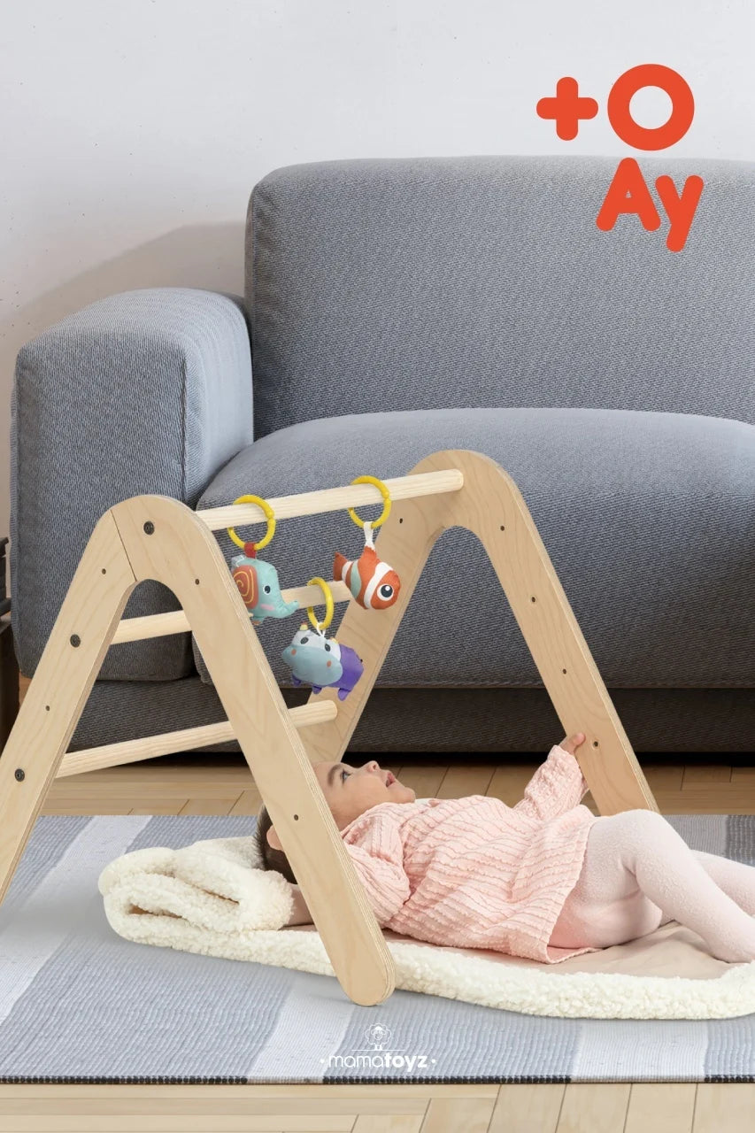 Centru activitati Montessori 2in1 - loc de joaca si biblioteca Gimy, MamaToyz