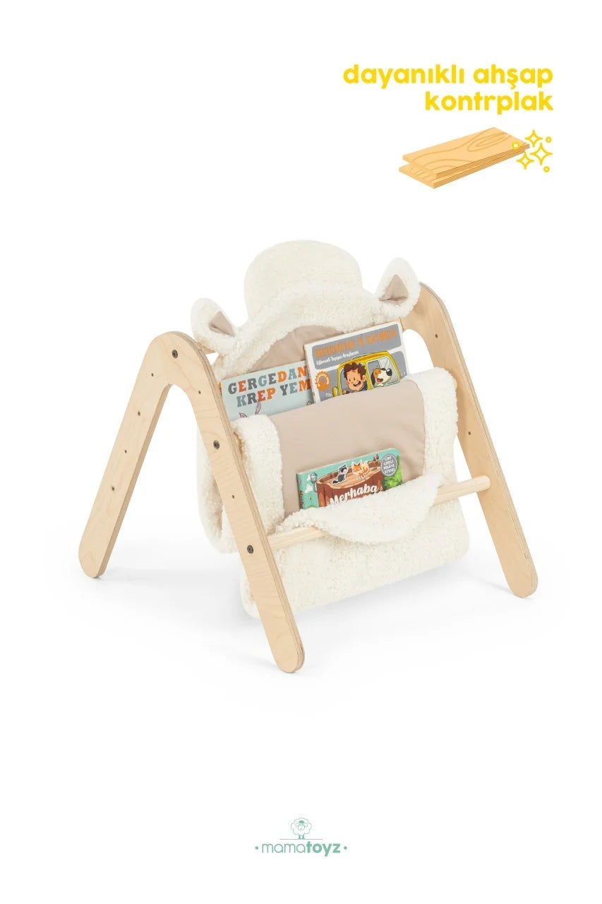 Centru activitati Montessori 2in1 - loc de joaca si biblioteca Gimy, MamaToyz