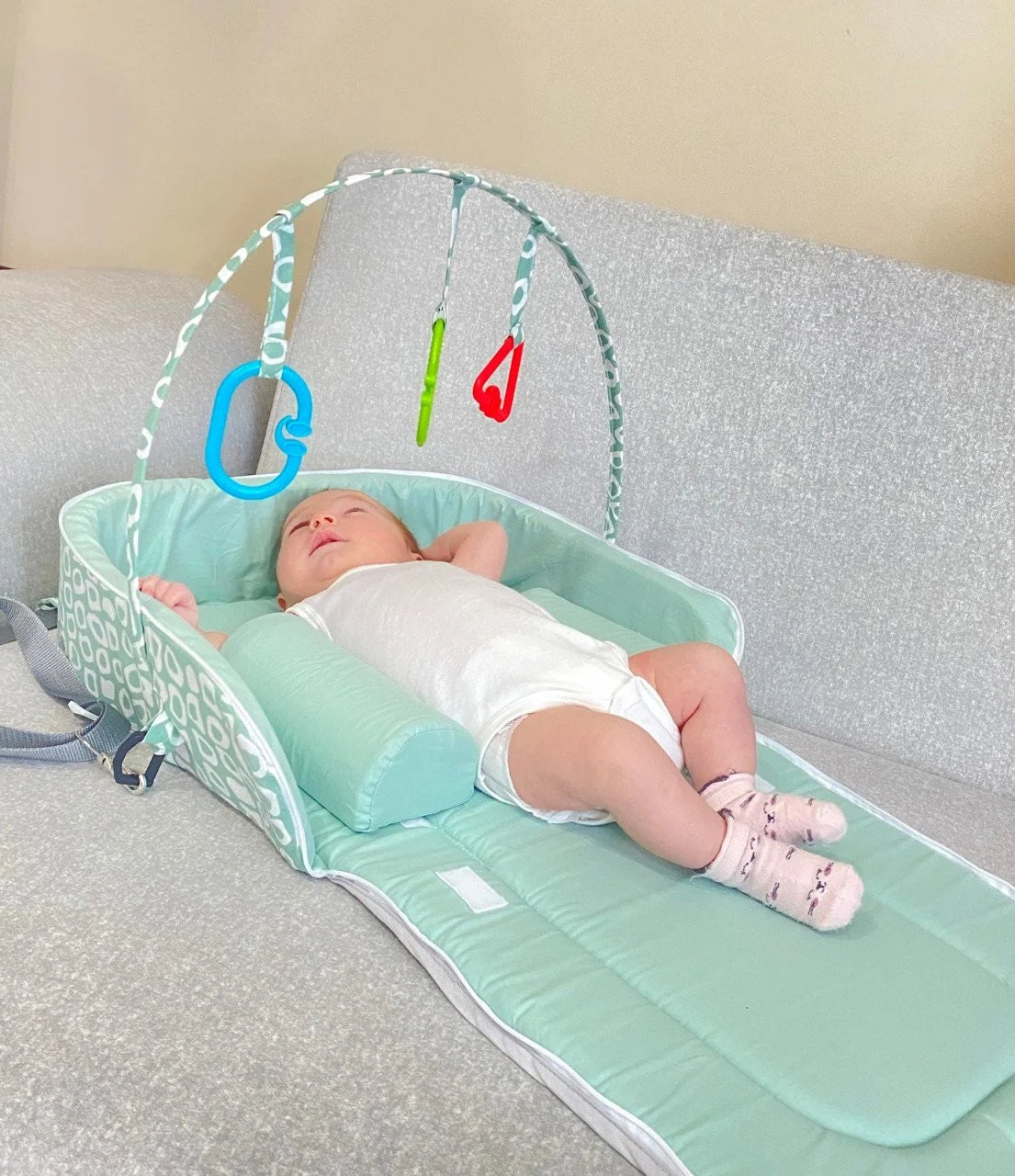 Geanta multifunctionala 3 in 1, BabyJem, 60x100 cm