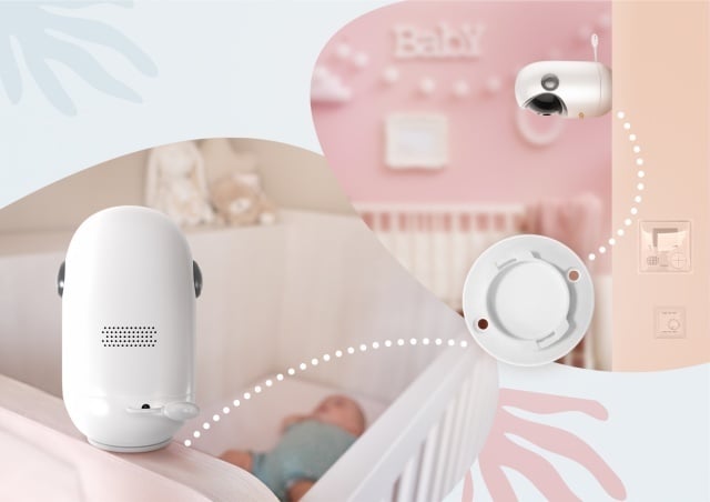 Neno Berkano – monitor electronic pentru bebeluși cu receptor wireless