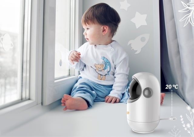 Neno Berkano – monitor electronic pentru bebeluși cu receptor wireless