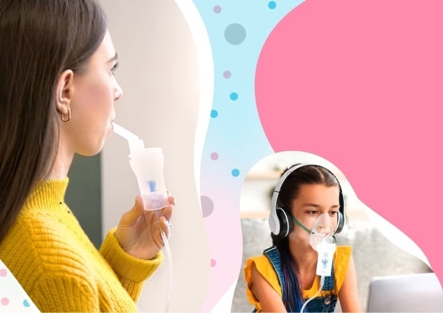 Neno Sano – nebulizator pneumatic, cu piston și compresor