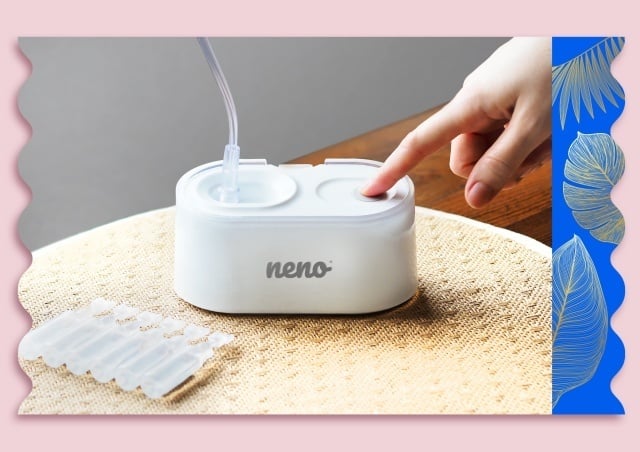 Neno Sano – nebulizator pneumatic, cu piston și compresor