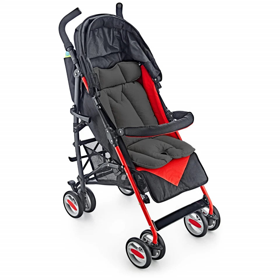 Saltea cu doua fete pentru carucior si scaun de masa Dots BabyJem