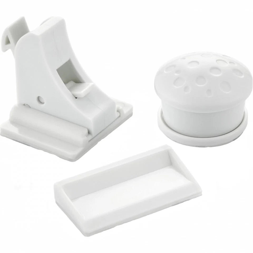 Set 4 sigurante magnetice pentru usi de dulapuri si sertare BabyJem