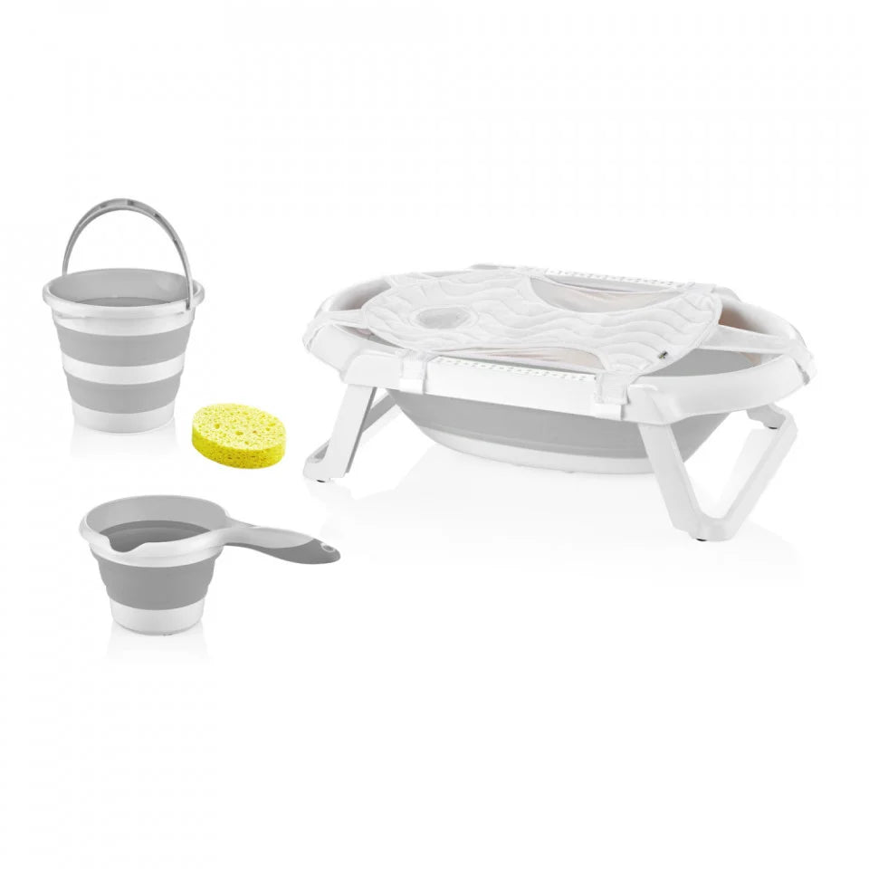 Set cadita pliabila de baie Babyjem, 5 piese
