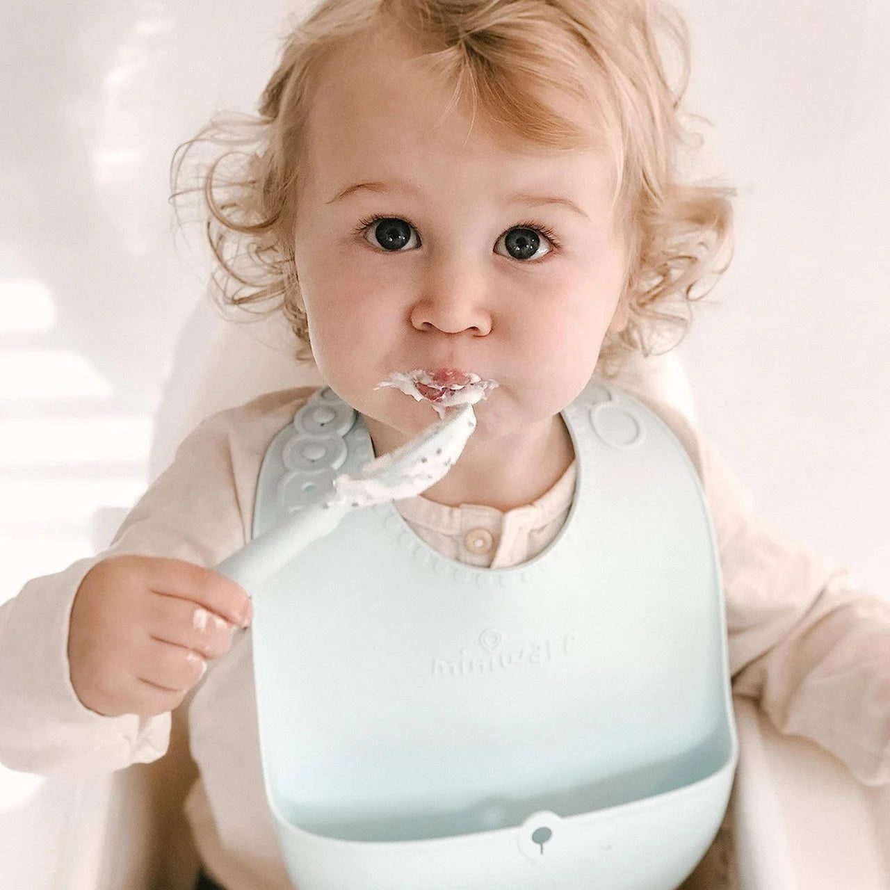 Set diversificare hrana bebelusi Miniware First Bites, 100% din materiale naturale biodegradabile, 4 piese