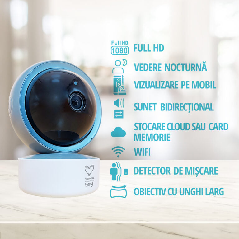 Camera Video WiFi Smart pentru supraveghere EASYCARE BABY