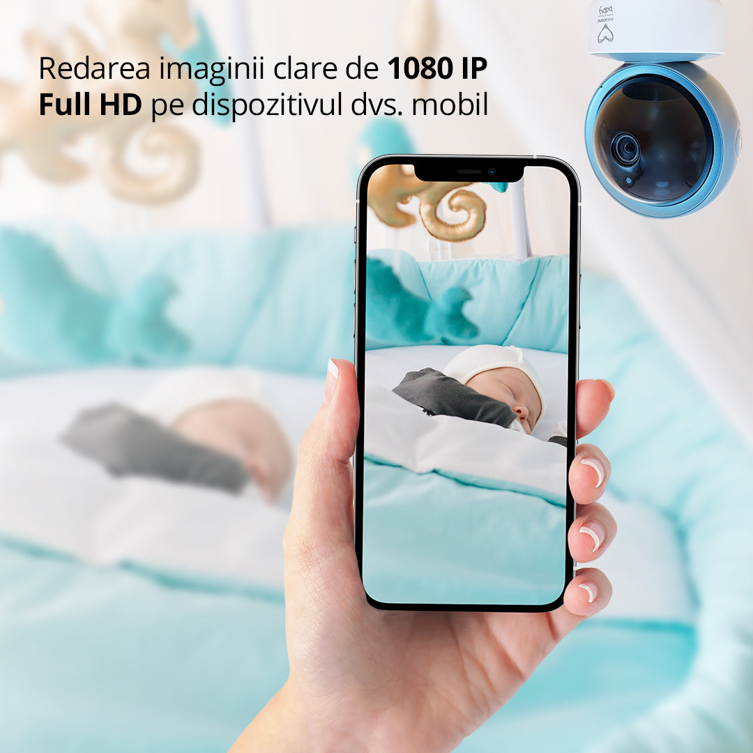 Camera Video WiFi Smart pentru supraveghere EASYCARE BABY