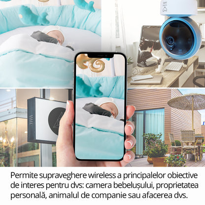 Camera Video WiFi Smart pentru supraveghere EASYCARE BABY