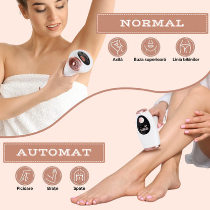 Epilator IPL 5 Trepte Pentru Corp, Față, Axilă & Inghinal