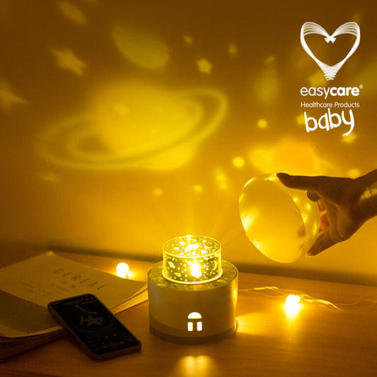Lampa de veghe EASYCARE BABY 3in1 cu proiectii “Casuta din povesti”