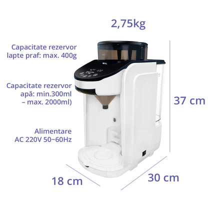 Espressor inteligent pentru prepararea formulei de lapte cu aplicatie EASYCARE BABY