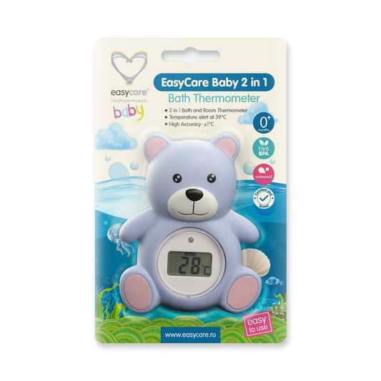 Termometru de baie EASYCARE BABY, digital, 2 in 1, ursulet