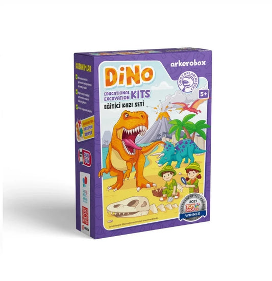 Arkerobox - Set arheologic educational si puzzle 3D, Dino