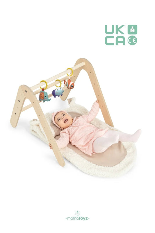 Centru activitati Montessori 2in1 - loc de joaca si biblioteca Gimy, MamaToyz