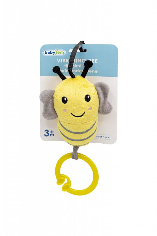 Jucarie cu vibratii pentru bebelusi BabyJem, Albinuta din plus, 6 luni+