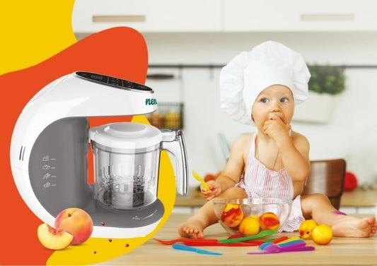 Neno Cibo – blender pentru copii cu funcție de gătire la abur