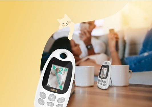 Neno Gato 2 – monitor electronic pentru bebeluși cu receptor wireless