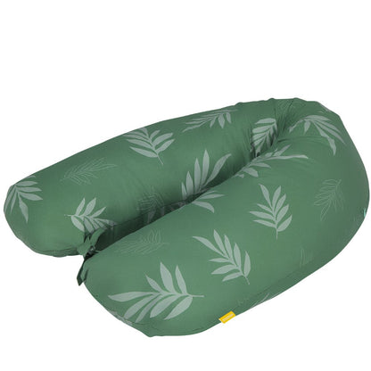 Perna pentru alaptat 2 in 1 Ammi+, Skiddou, Wild climber, Verde, 109 x 48 x 20 cm