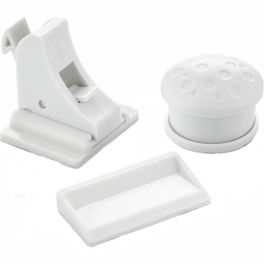 Set 4 sigurante magnetice pentru usi de dulapuri si sertare BabyJem