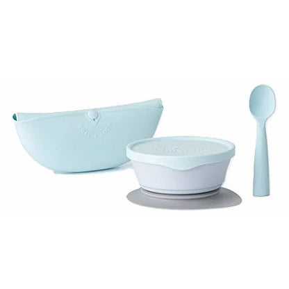 Set diversificare hrana bebelusi Miniware First Bites, 100% din materiale naturale biodegradabile, 4 piese